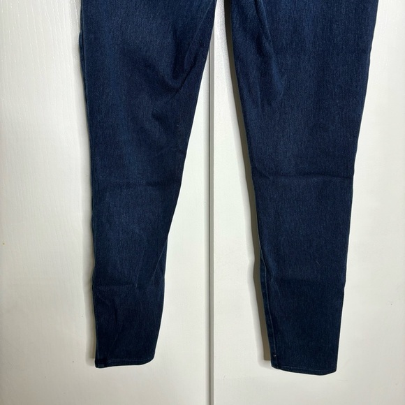 Spanx Jean-ish Ankle Leggings in Twilight Rinse Dark Wash Blue Size M - Picture 5 of 11